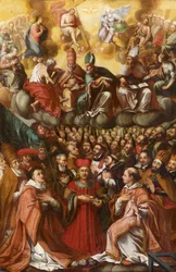 Altare di Ognissanti con la Trinità
